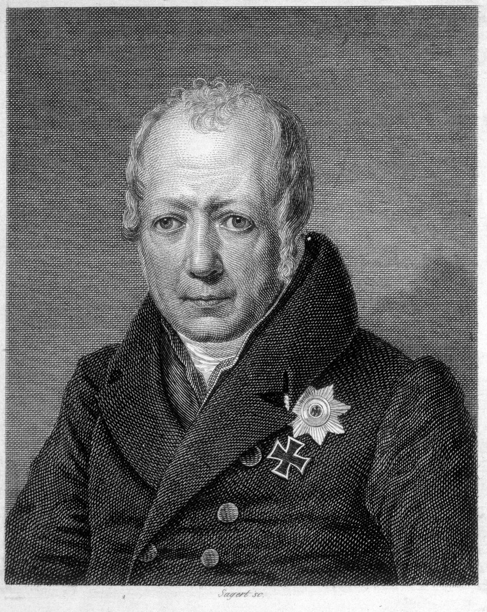 Wilhelm von Humboldtin muotokuva (Guillaume de Humboldt tekijältä Unknown artist