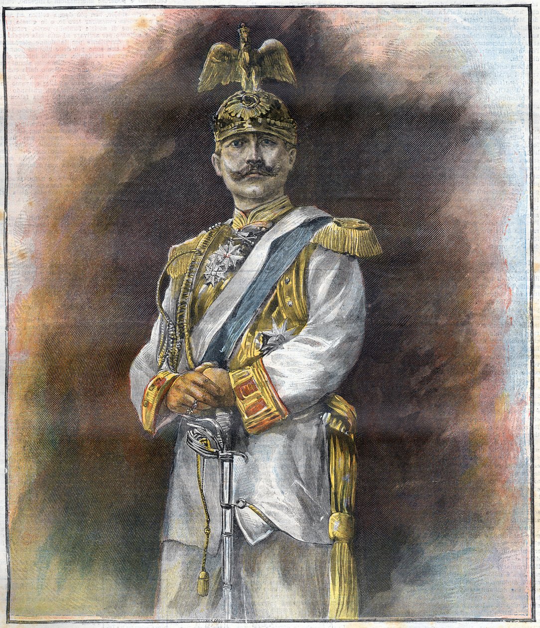 Muotokuva William II:sta (1859 - 1941). tekijältä Unknown artist