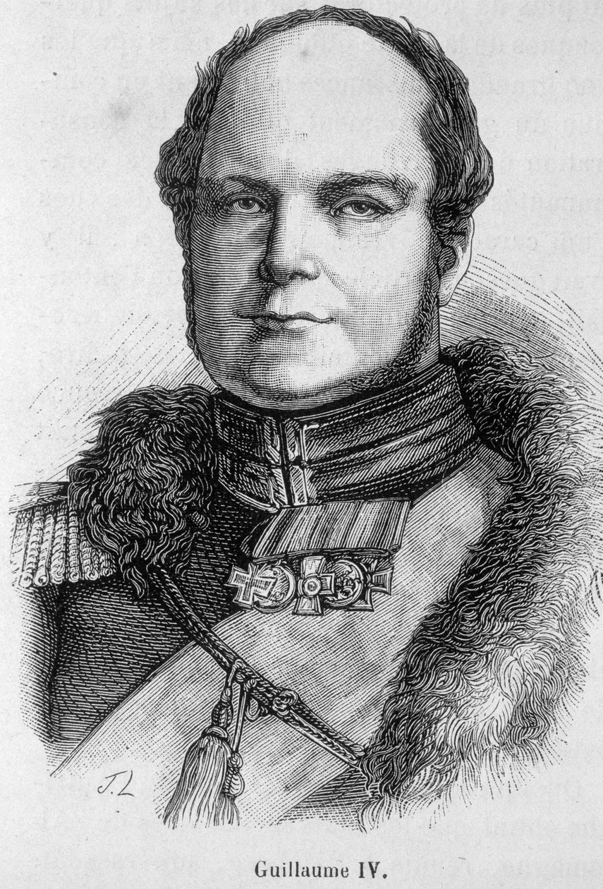 Vilhelm IV:n (1765 - 1837), Englannin ja Irlannin kuninkaan muotokuva tekijältä Unknown artist