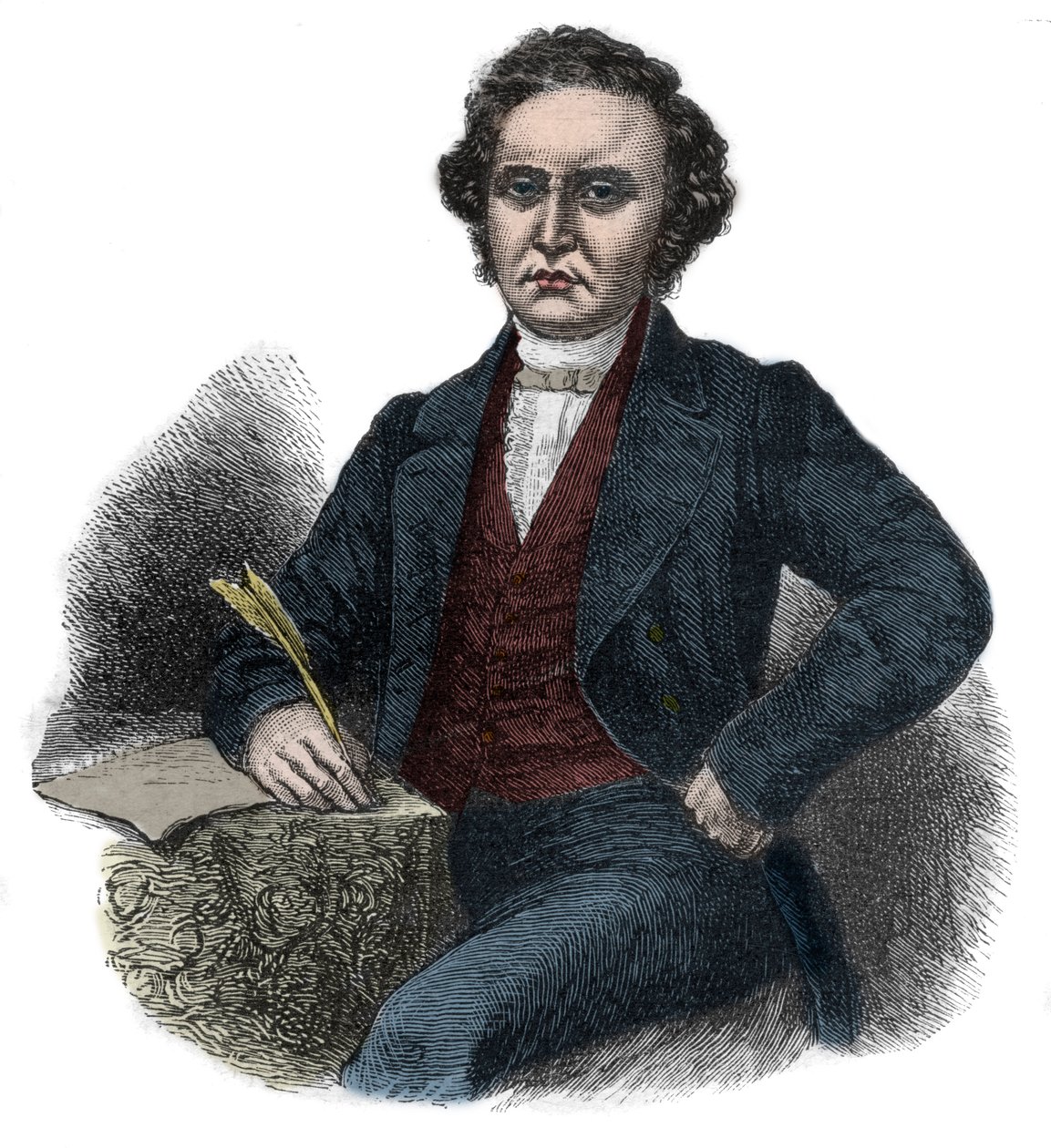 Muotokuva William Symingtonista (1764-1831), skotlantilainen höyrynavigoinnin pioneeri tekijältä Unknown artist
