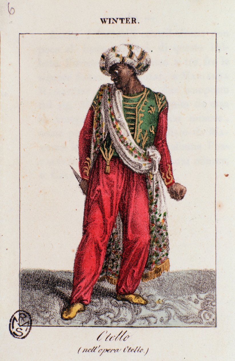 Muotokuva talvesta, Othellossa, Gioacchino Rossini tekijältä Unknown artist
