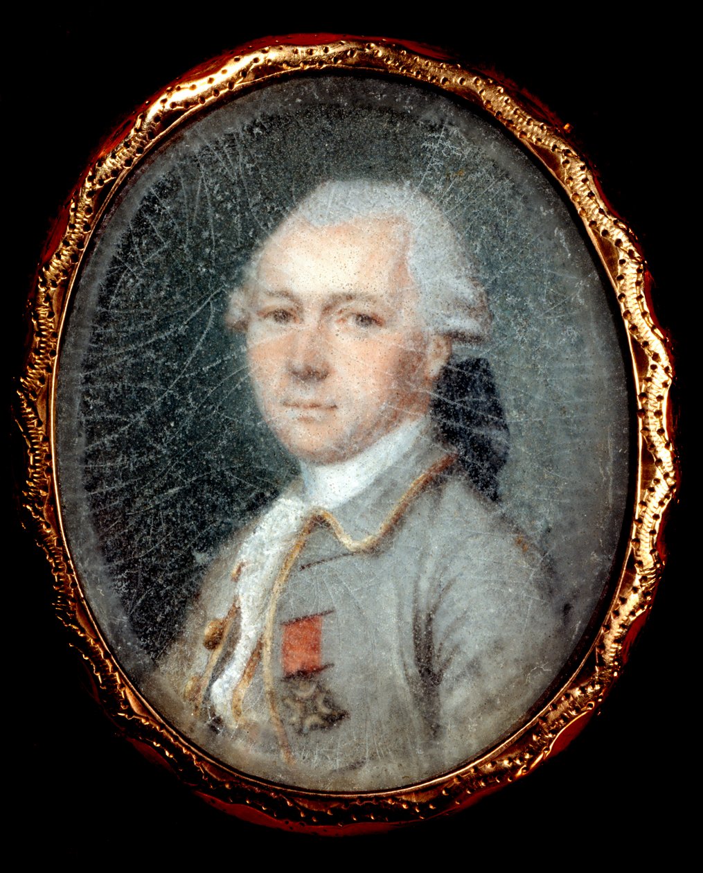 Pyhän Hengen ritarikunnan muotokuva (Pyhän Hengen ritari) Pienoismaalaus 1600-luvulta. Pariisi, Legion d