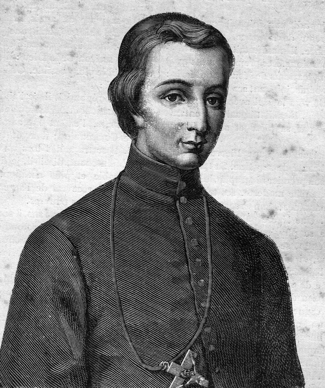 "" Siunatun Pierre-Louis-Marie Chanelin muotokuva, maristi, Oseanian ensimmäinen marttyyri (1803 - 1841) - elokuvassa "" Les Contemporains", n.d. 1800-luvun lopulla. tekijältä Unknown artist
