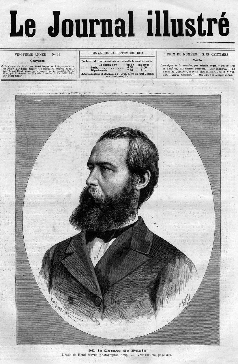 Pariisin kreivin muotokuva (1838 - 1894) (Louis Philippe d