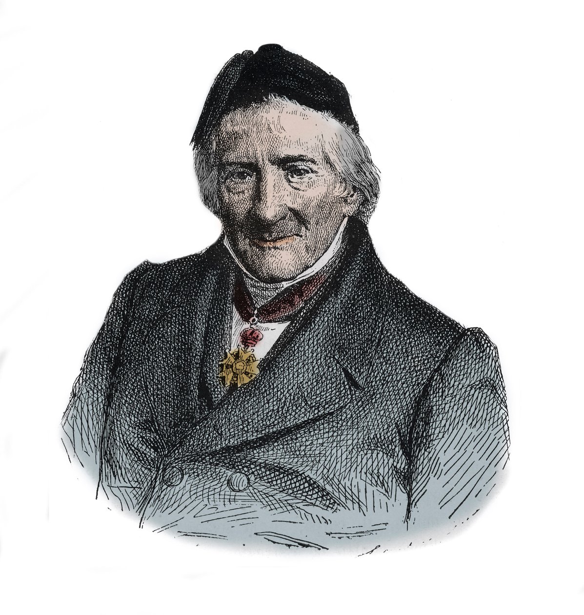 Englantilaisen lääkärin Jacques Lordatin (1773-1870) muotokuva tekijältä Unknown artist