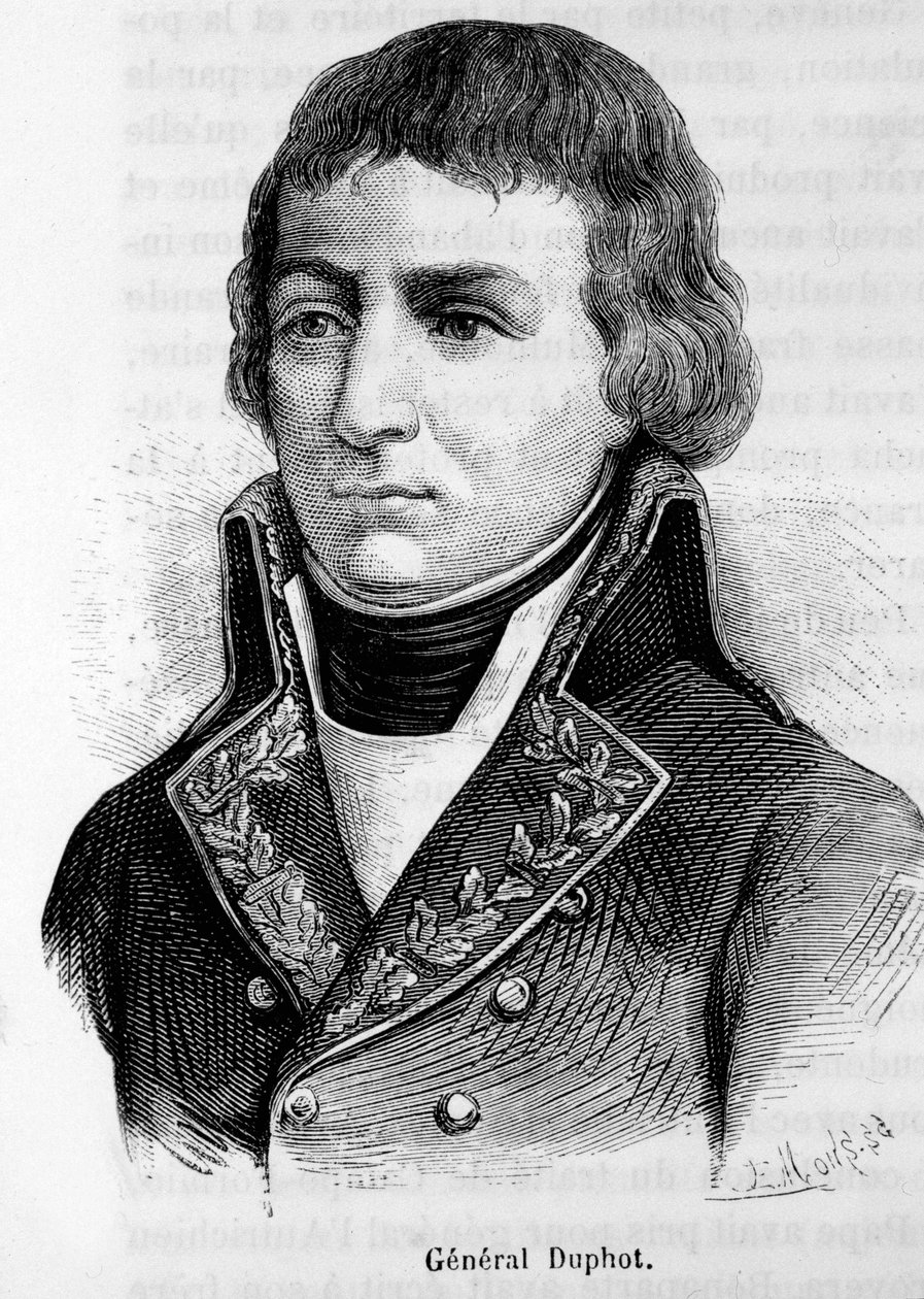 Ranskalaisen kenraalin Leonard Mathurin Duphotin muotokuva. (1769-1797). tekijältä Unknown artist