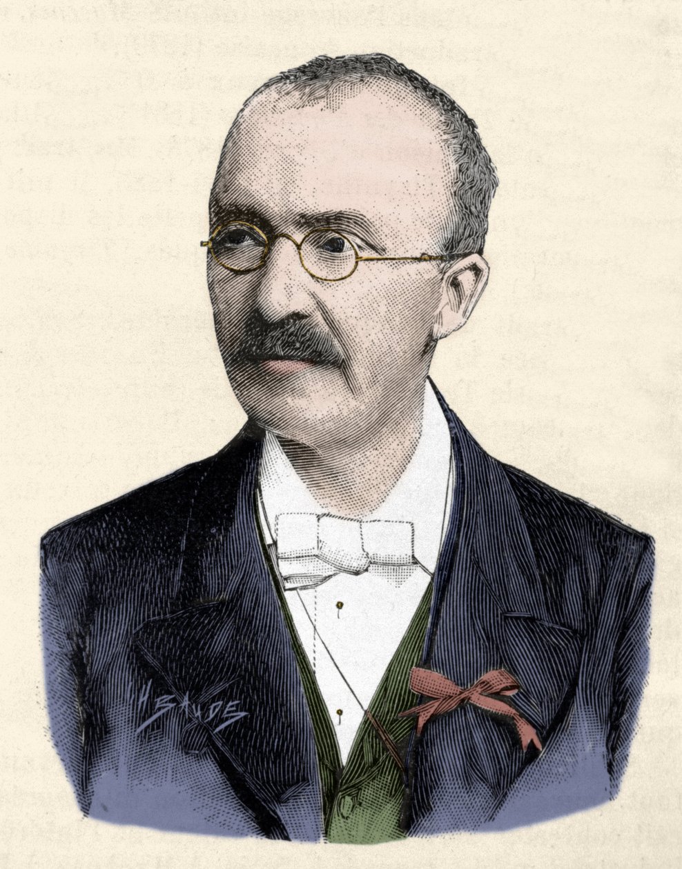 Saksalaisen arkeologin Heinrich (Henri) Schliemannin (1822-1890) muotokuva. tekijältä Unknown artist