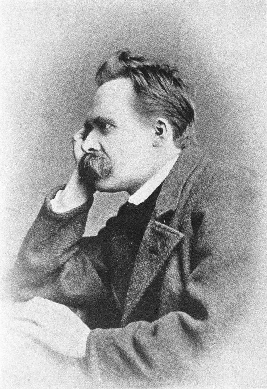 Muotokuva saksalaisesta filosofista Friedrich Nietzschestä (1844 - 1900). tekijältä Unknown artist