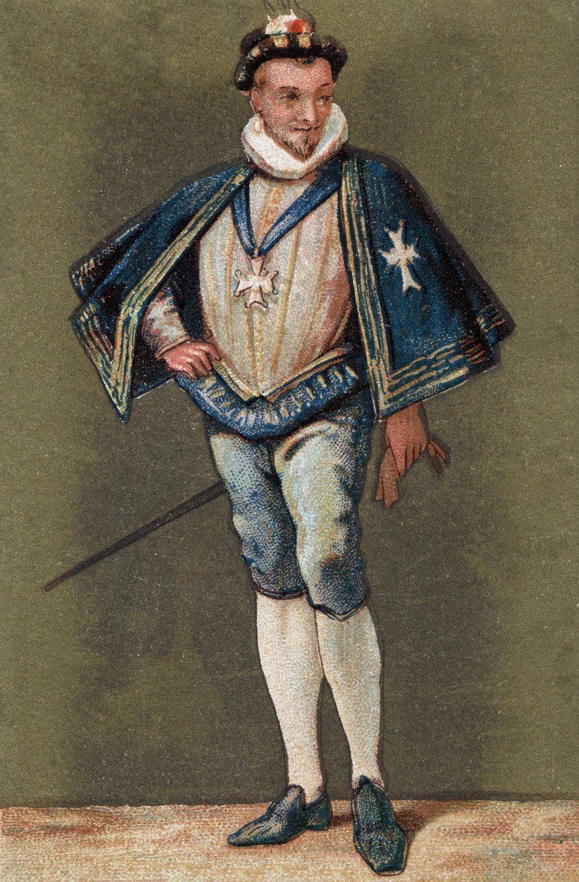Ranskan kuninkaan Henrik III:n (1551-1589) muotokuva. tekijältä Unknown artist