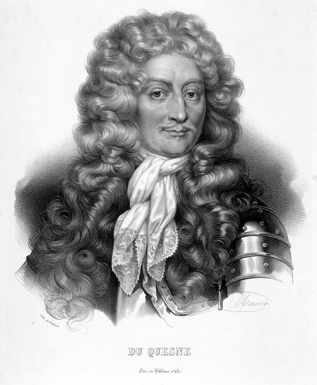 Marquis Abraham Duquesnen muotokuva, ranskalainen merimies (1610-1688) tekijältä Unknown artist