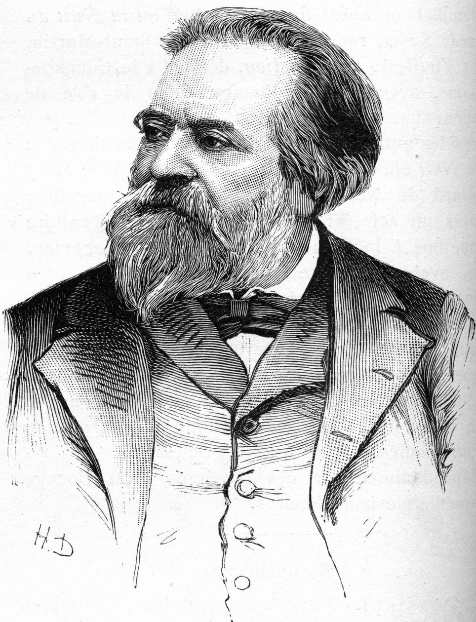Kirjailija Paul Bocagen muotokuva (1822-1887) tekijältä Unknown artist