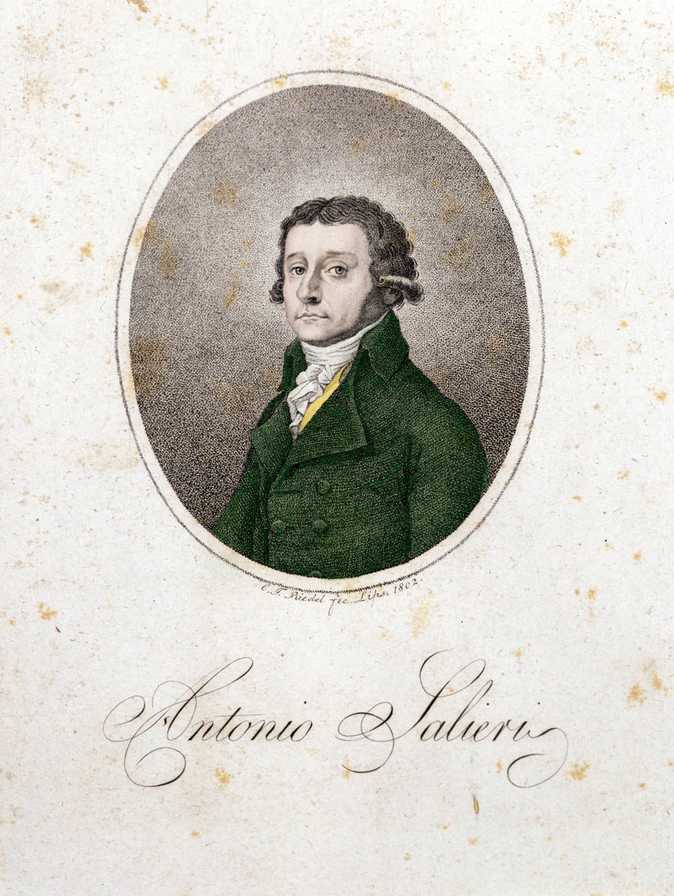 Muotokuva säveltäjä Antonio Salierista (1750 - 1825). tekijältä Unknown artist