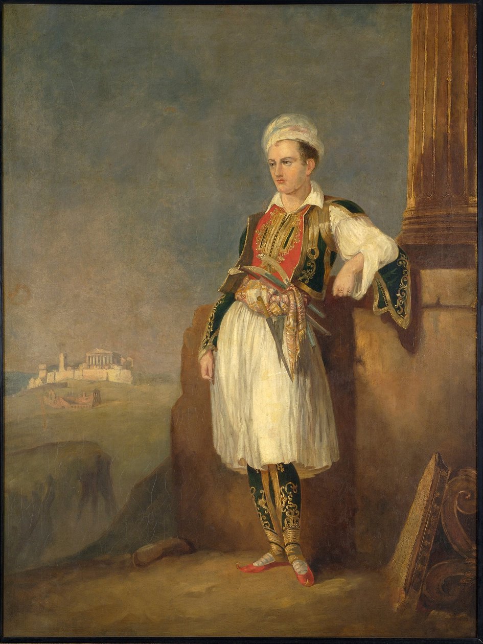 Runoilija Lord George Noel Byronin muotokuva tekijältä Unknown artist