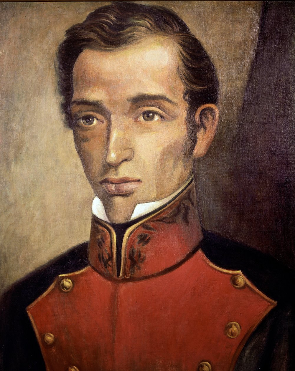 Muotokuva poliitikosta Francisco Garcia Salinasista (1786-1841) Nimetön maalaus - 1800-luvun Mexico City, Kansallinen historiallinen museo, Chateau de Chapultepec tekijältä Unknown artist