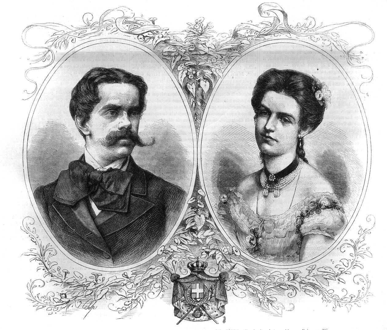 Prinssi Humbert I:n muotokuvia Italian prinssi (Umberto I tekijältä Unknown artist
