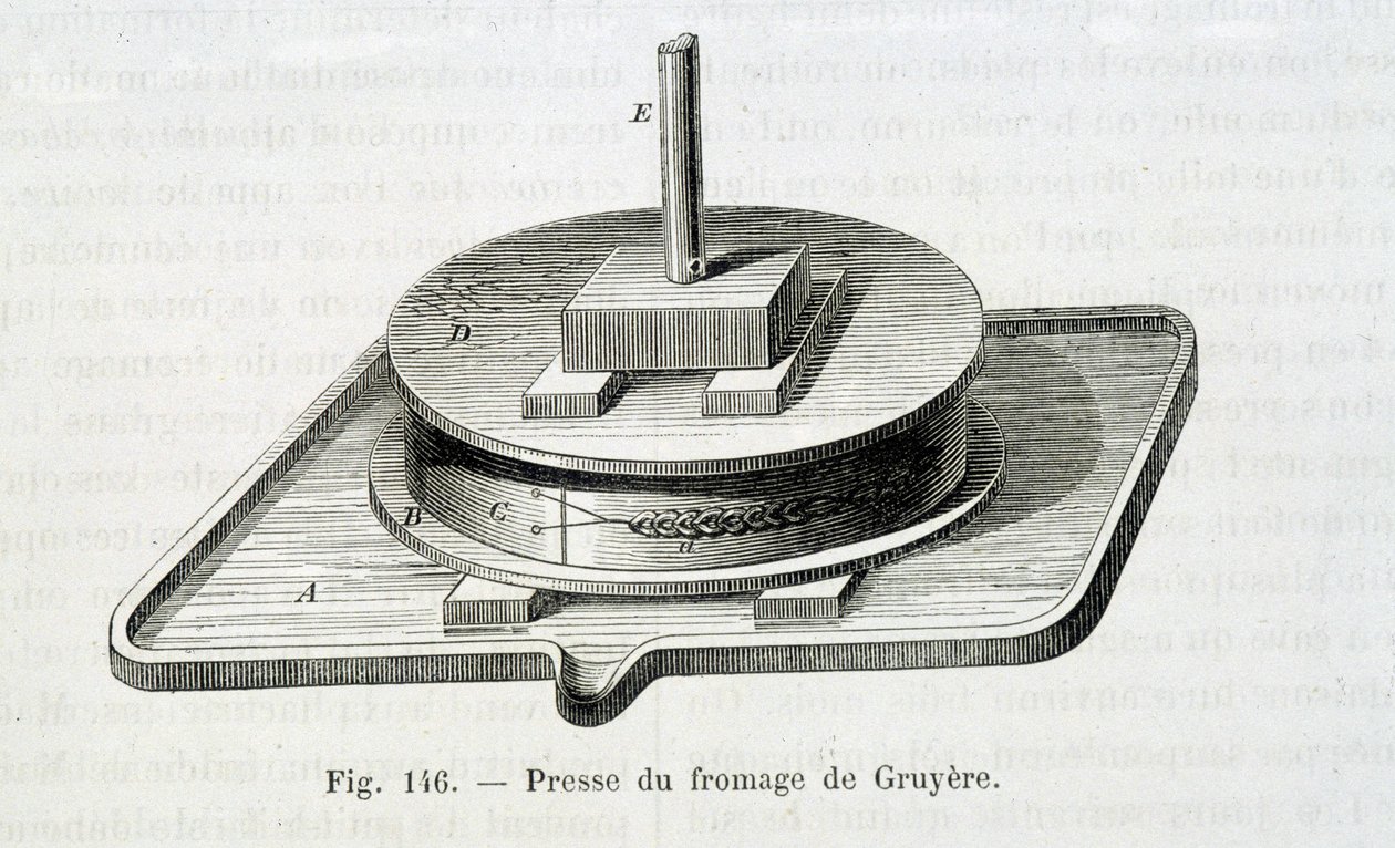 Gruyere press - Louis Figuierin "" Alan ihmeet" -julkaisussa tekijältä Unknown artist