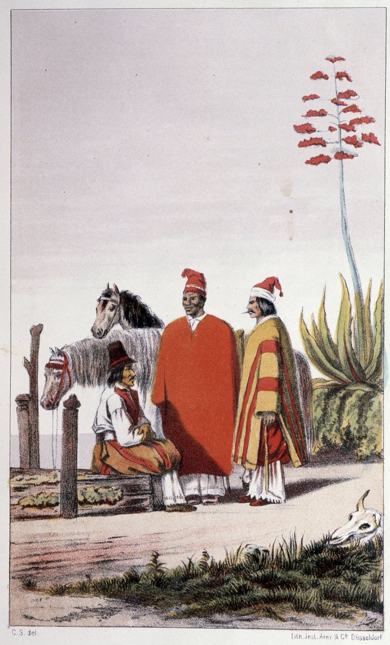 Yksityistä ja maalaistaloa, Buenos Aires - Skogman Carl Johan Alfredin ""First swedish circumnavigation"" -julkaisussa, toim. Tukholma, Adolf Bonnier tekijältä Unknown artist