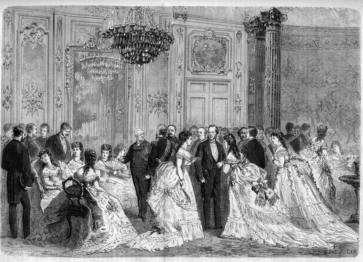 Tasavallan presidentti Adolphe Thiersin vastaanotto Palais de l