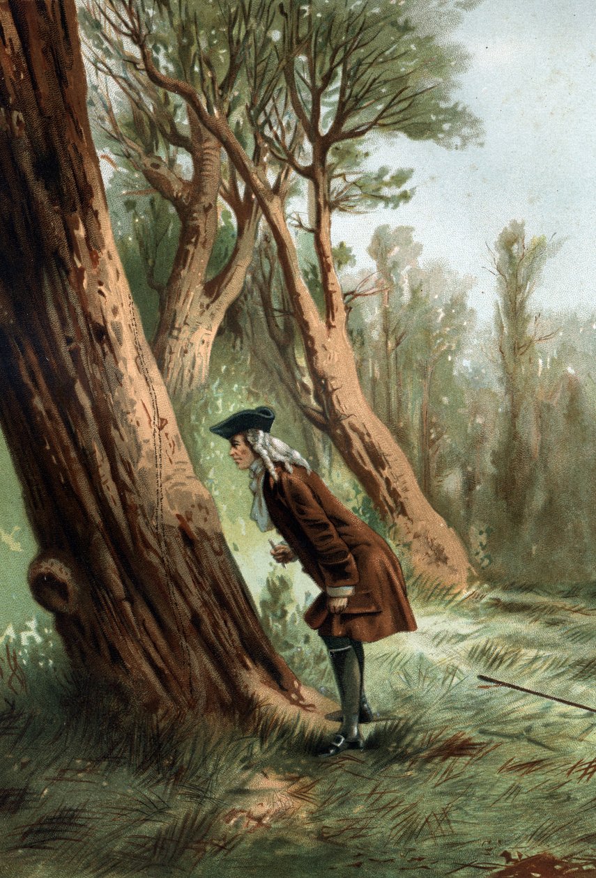 René Antoine Ferchault de Réaumur (1683-1757), ranskalainen fyysikko ja luonnontieteilijä, joka tutkii touhujen moraalia. Barcelonan 1881 "La Ciencia y sus Hombres par Louis Figuier" jälkeen tekijältä Unknown artist