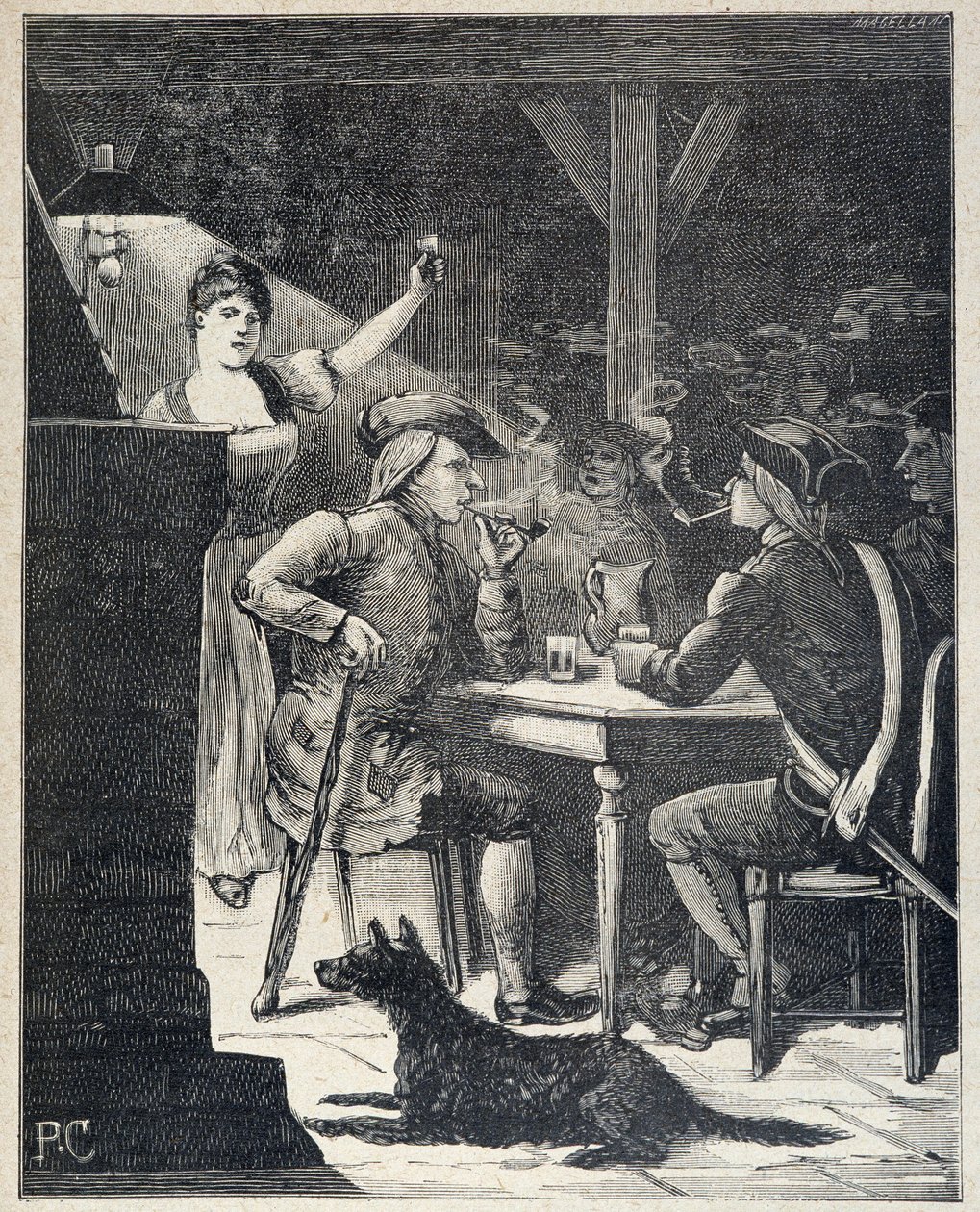 Repere mal fame elokuvassa Cartridge King of the Bandits, Jules de Grandpren 19. luvun lopun suosittu romaani. tekijältä Unknown artist