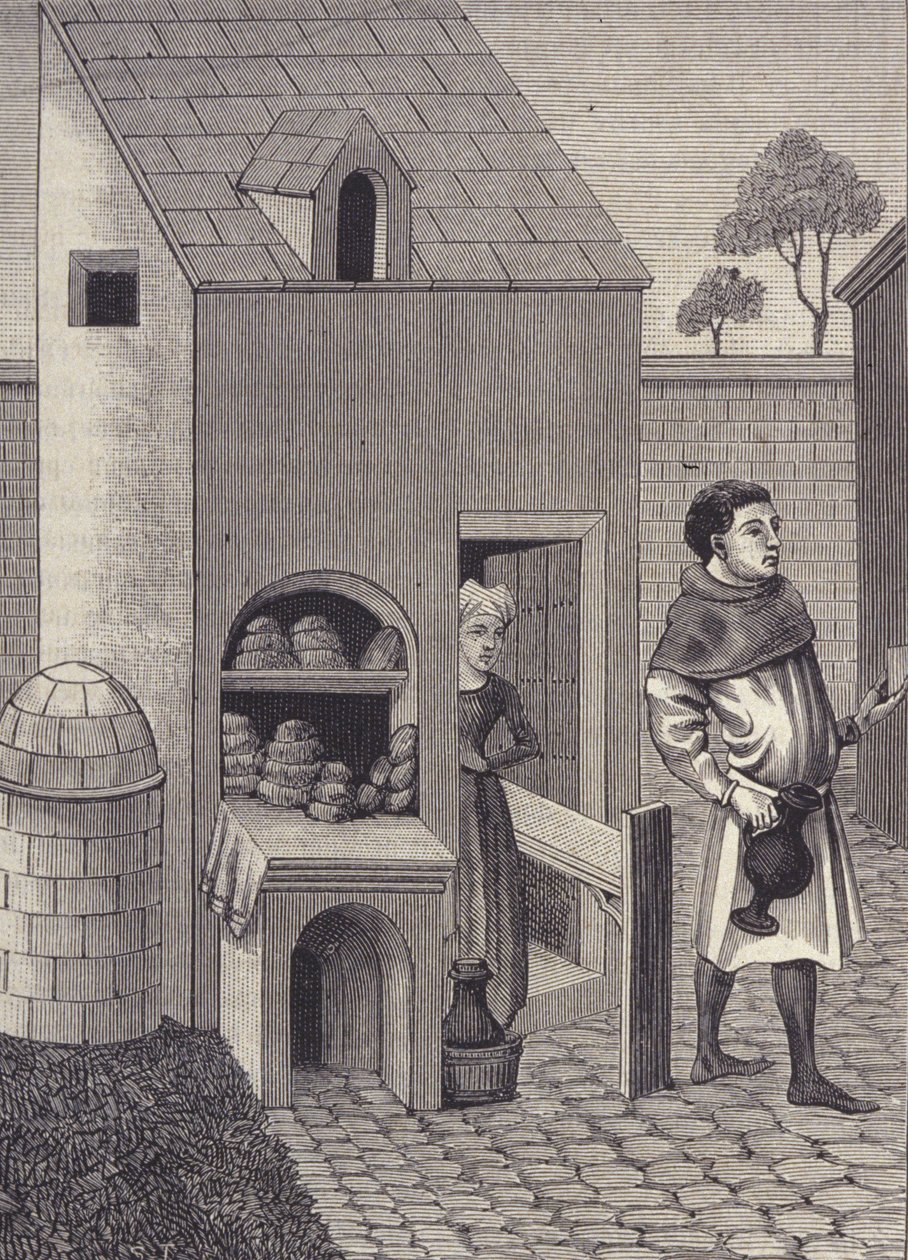 Leipurin esitys 1400-luvulla. tekijältä Unknown artist