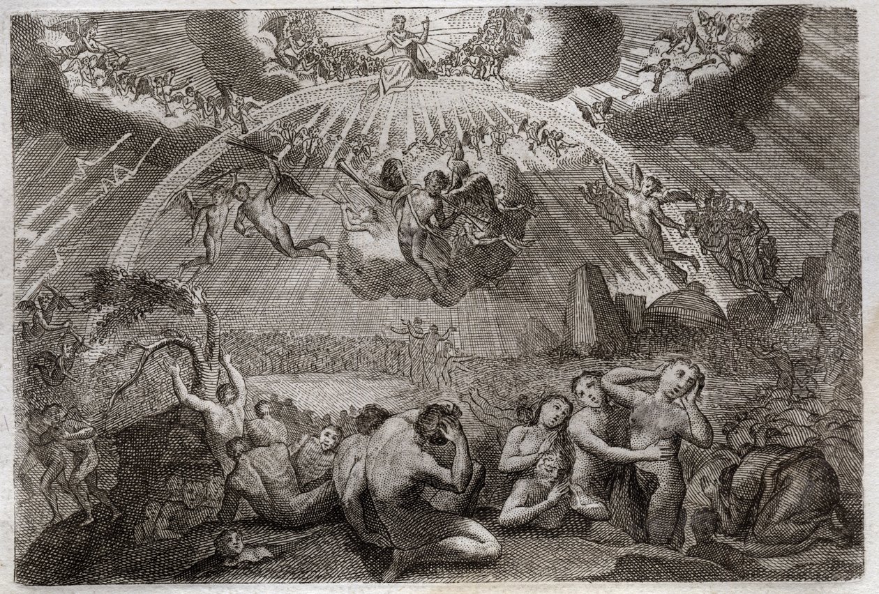 Royaumont Bible, Uusi testamentti: Viimeinen tuomio. tekijältä Unknown artist