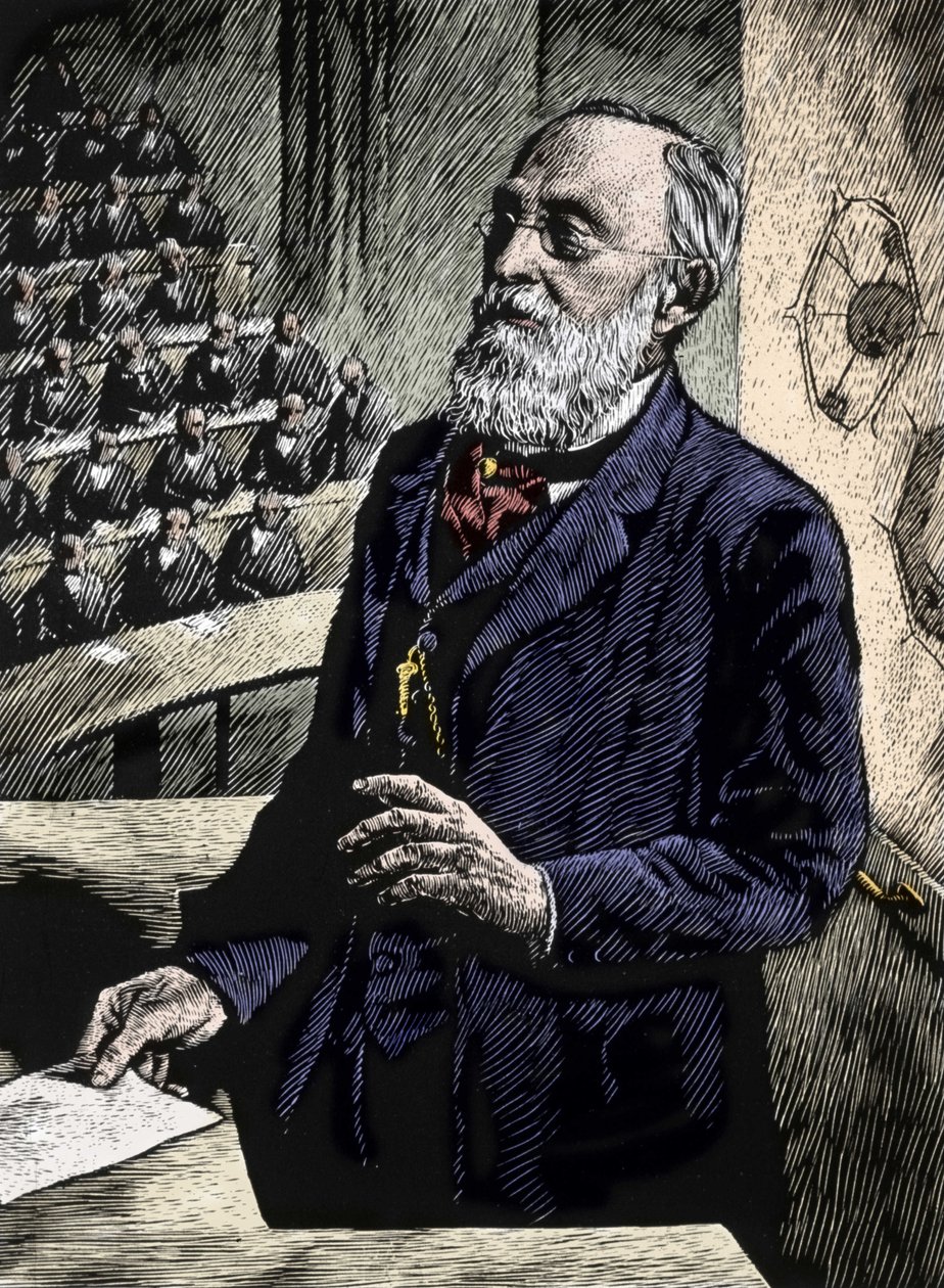 Rudolf Virchow (Virchow) (1821-1902), saksalainen lääkäri ja poliitikko. tekijältä Unknown artist