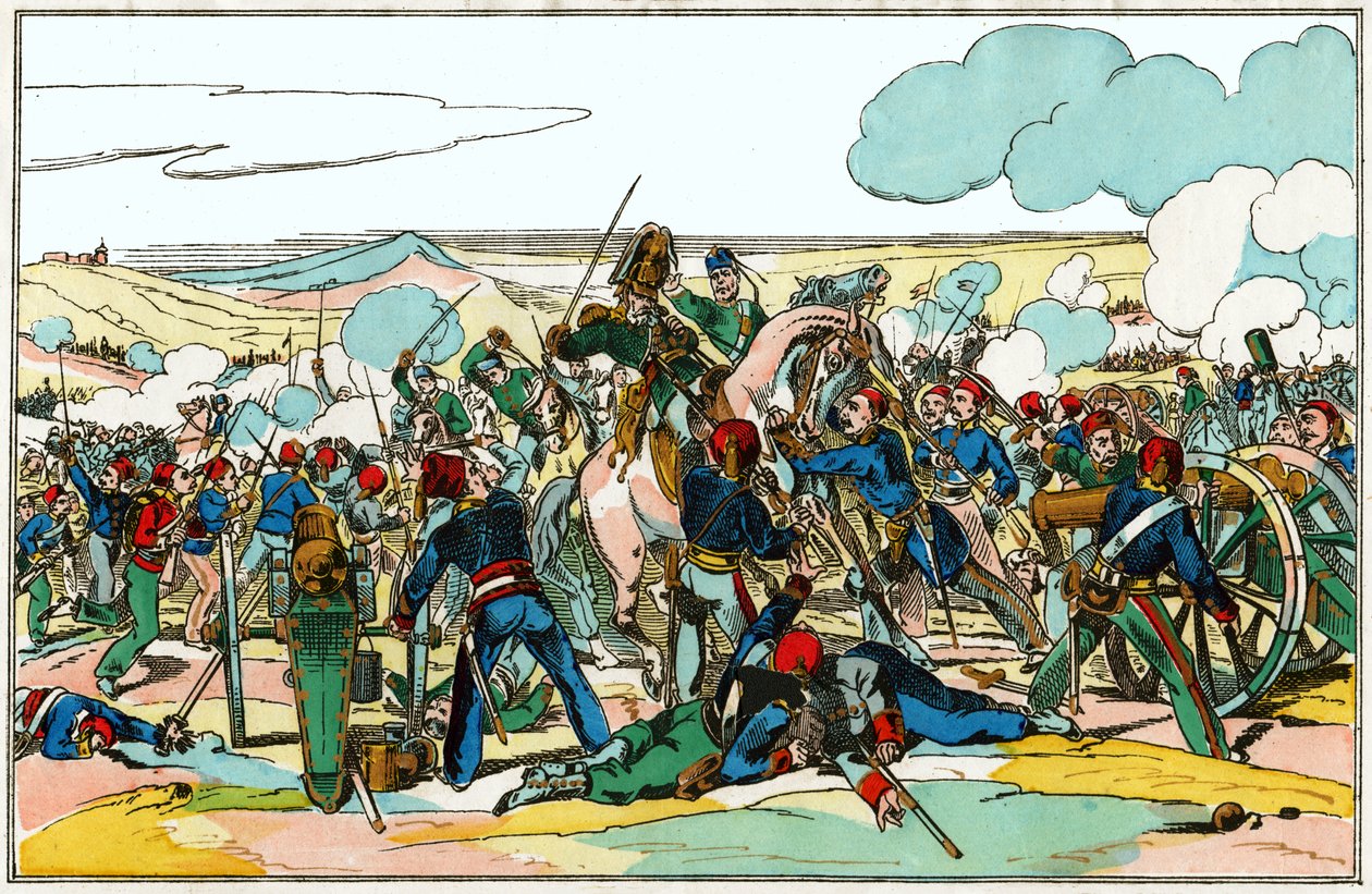 Venäjän Turkin sota. (Kuva, n. 1880) tekijältä Unknown artist