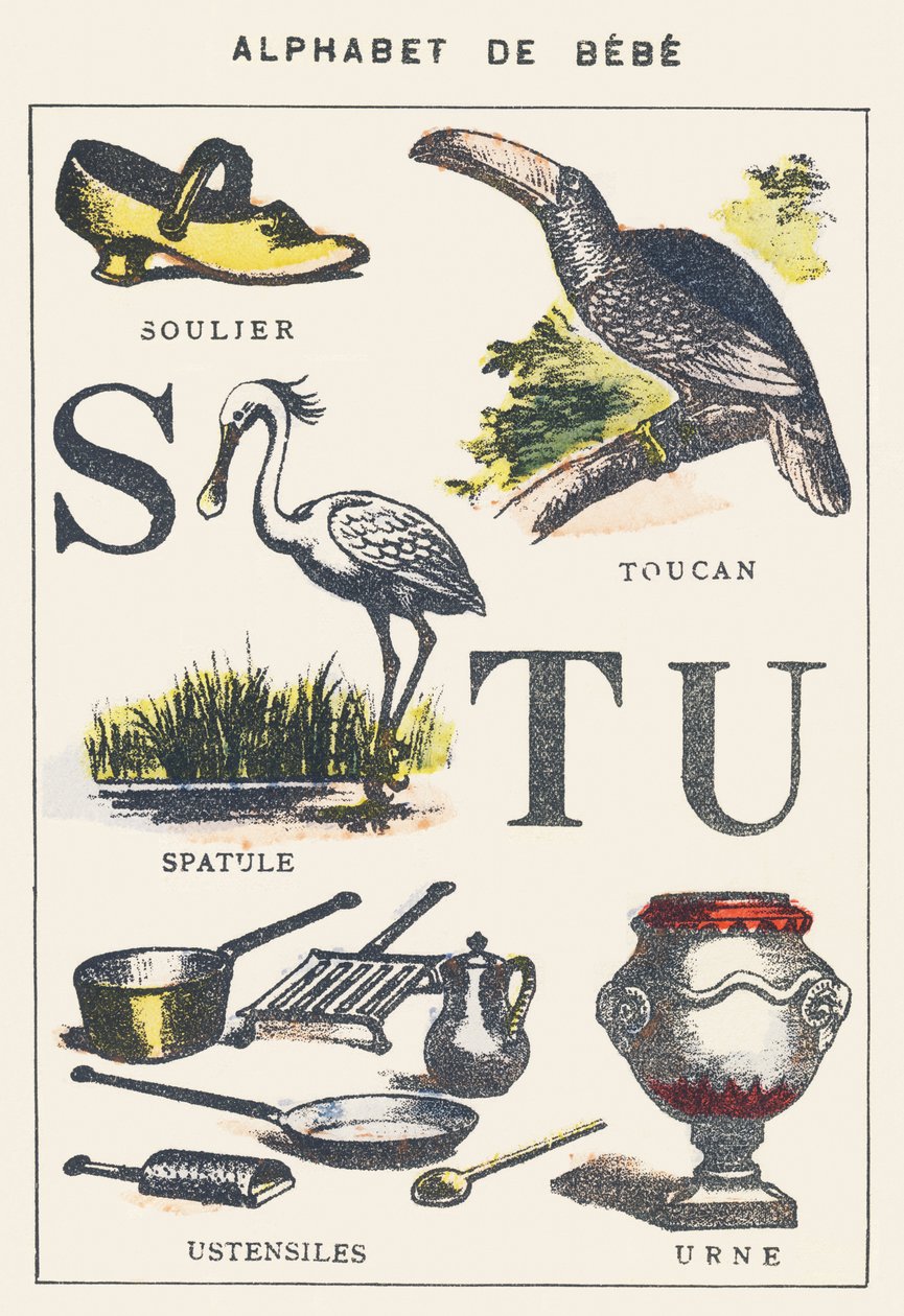 S T U: kenkä, lasta, tukaani, astiat, uurna tekijältä Unknown artist