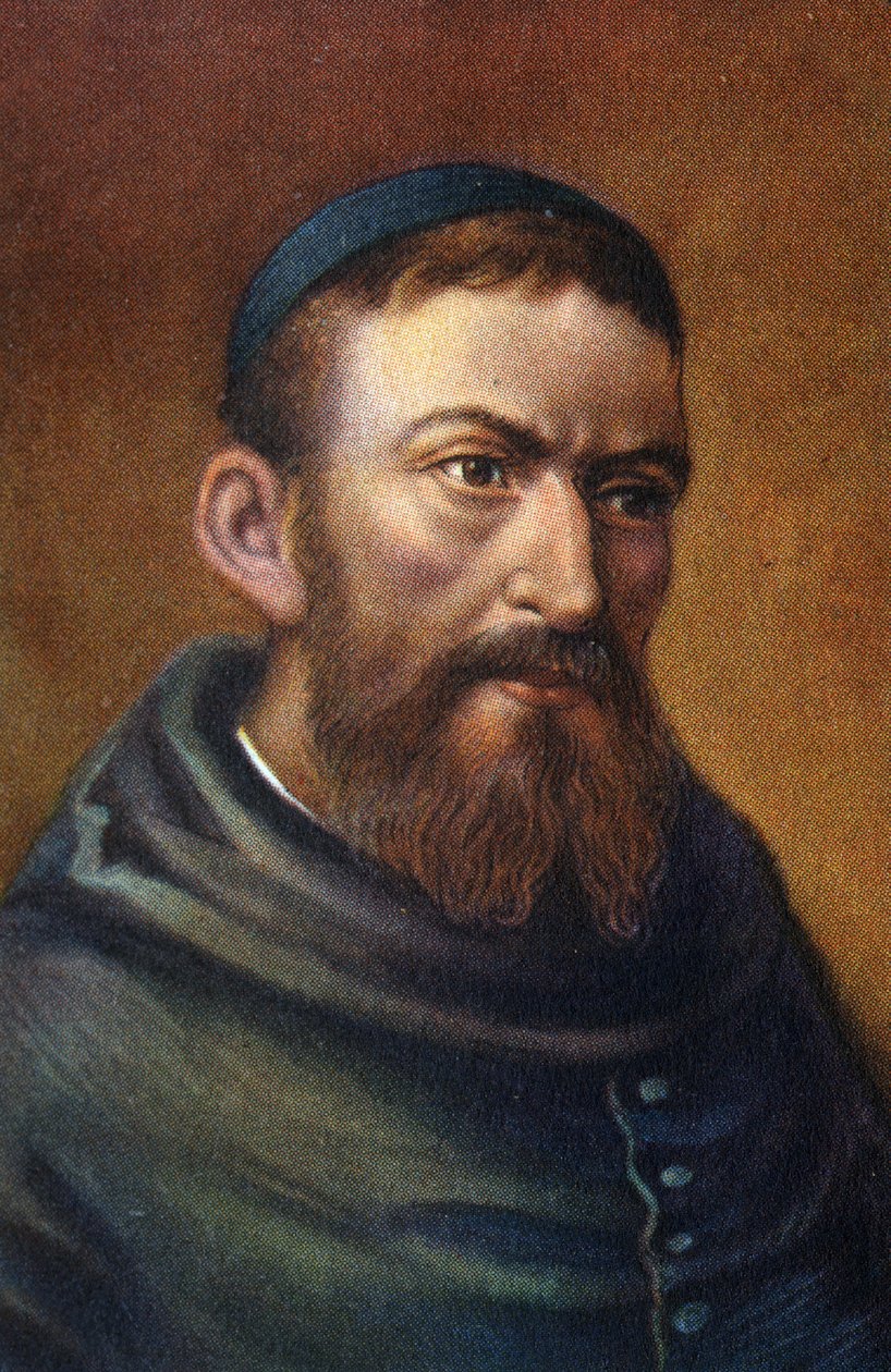 Molokain pyhä Damien: Isä Damienin muotokuva (Joseph De Veuster) tekijältä Unknown Artist