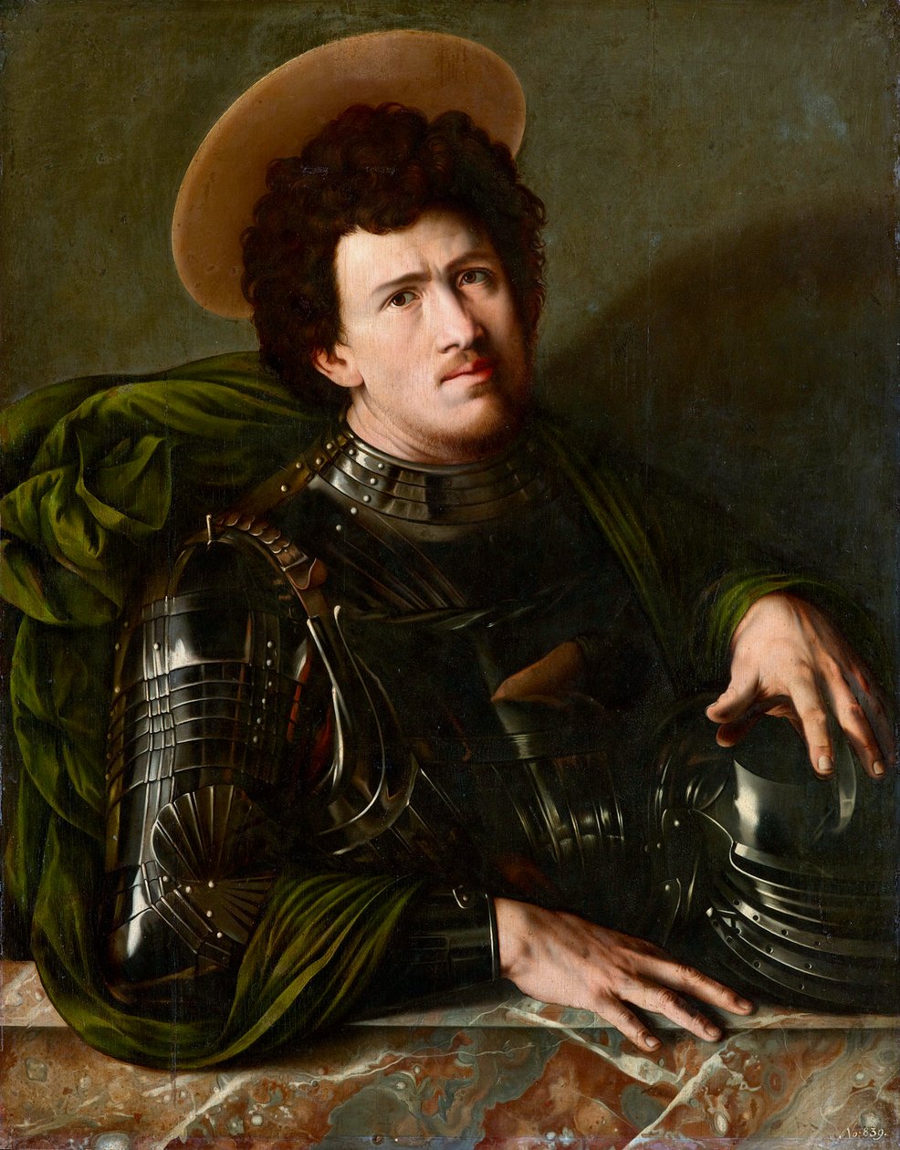 ""Saint George"" Nimetön maalaus noin 1540 - Öljy puulle, koko 93,5x73,5 cm Taidehistoriallinen museo, Wien tekijältä Unknown artist