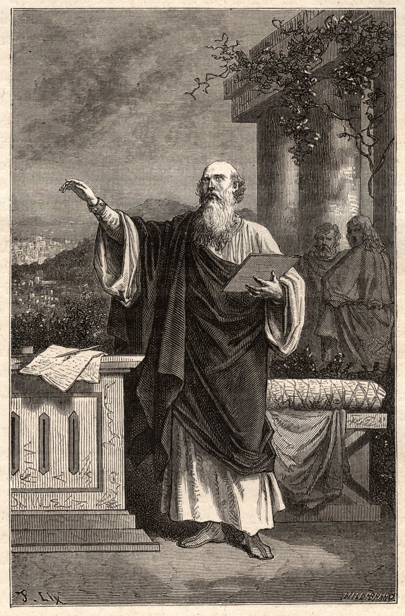 Saint Irenee de Lyon (pyhä Irenaeus of Lyon) (130-202) - tekijältä Unknown artist