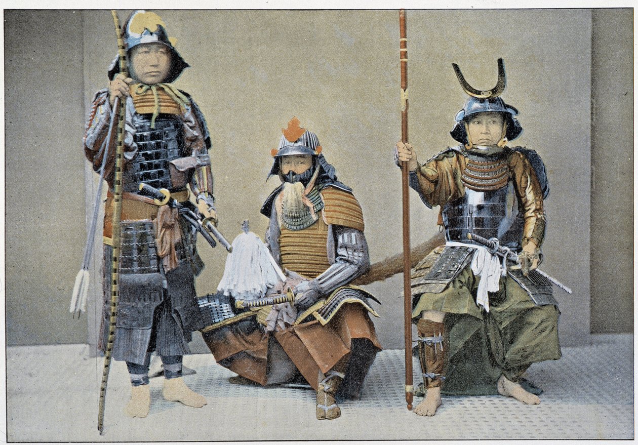 Samurai-ryhmä, 1800-luvun loppu tekijältä Unknown artist
