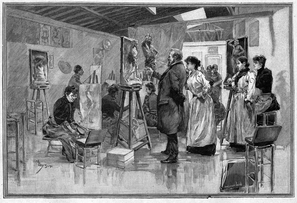 Veistospaja Pariisissa vuonna 1892. tekijältä Unknown artist