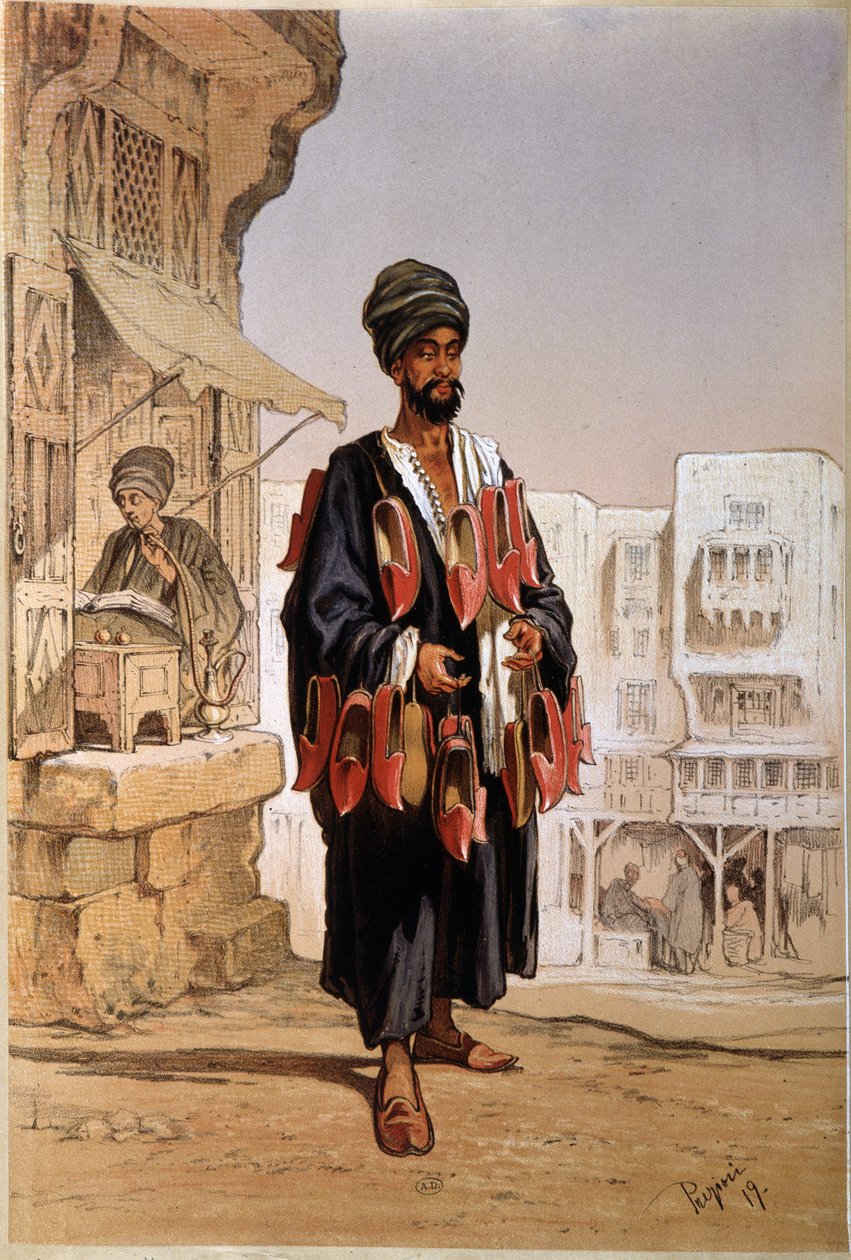 Tossujen ja vesipiippujen polttaja Egyptissä tekijältä Unknown artist