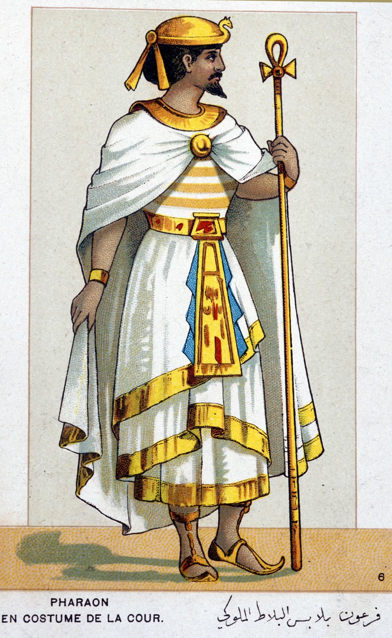 Sarja kromolitografioita oopperapukuista Giuseppe Verdin Aida: faarao -teoksen ensimmäisen esityksen yhteydessä. 1872 tekijältä Unknown artist