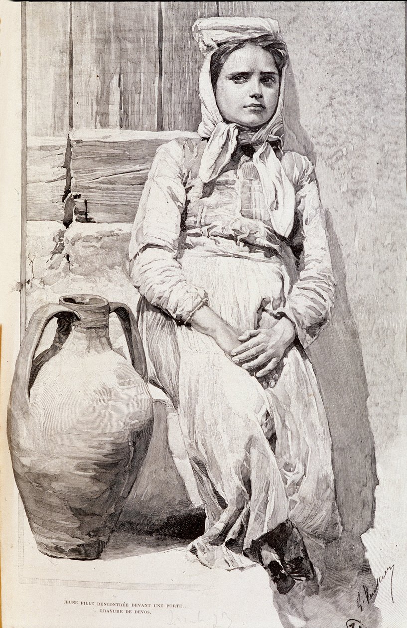 Sisilian tyttö tekijältä Unknown artist