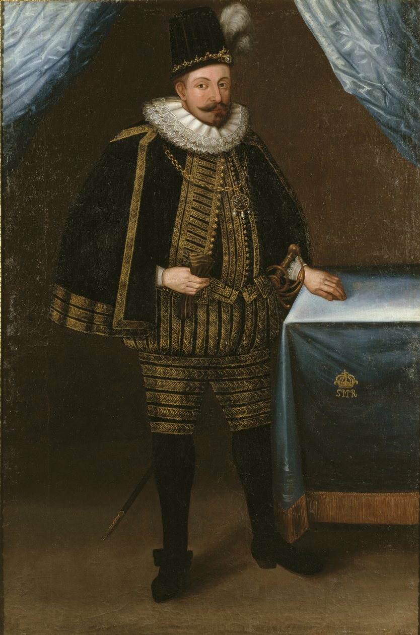 Sigismond III Vasa, roi de Pologne - Puolan kuninkaan (1566-1632), Anonymous Sigismund III Vaasan muotokuva. Öljy kankaalle tekijältä Unknown artist