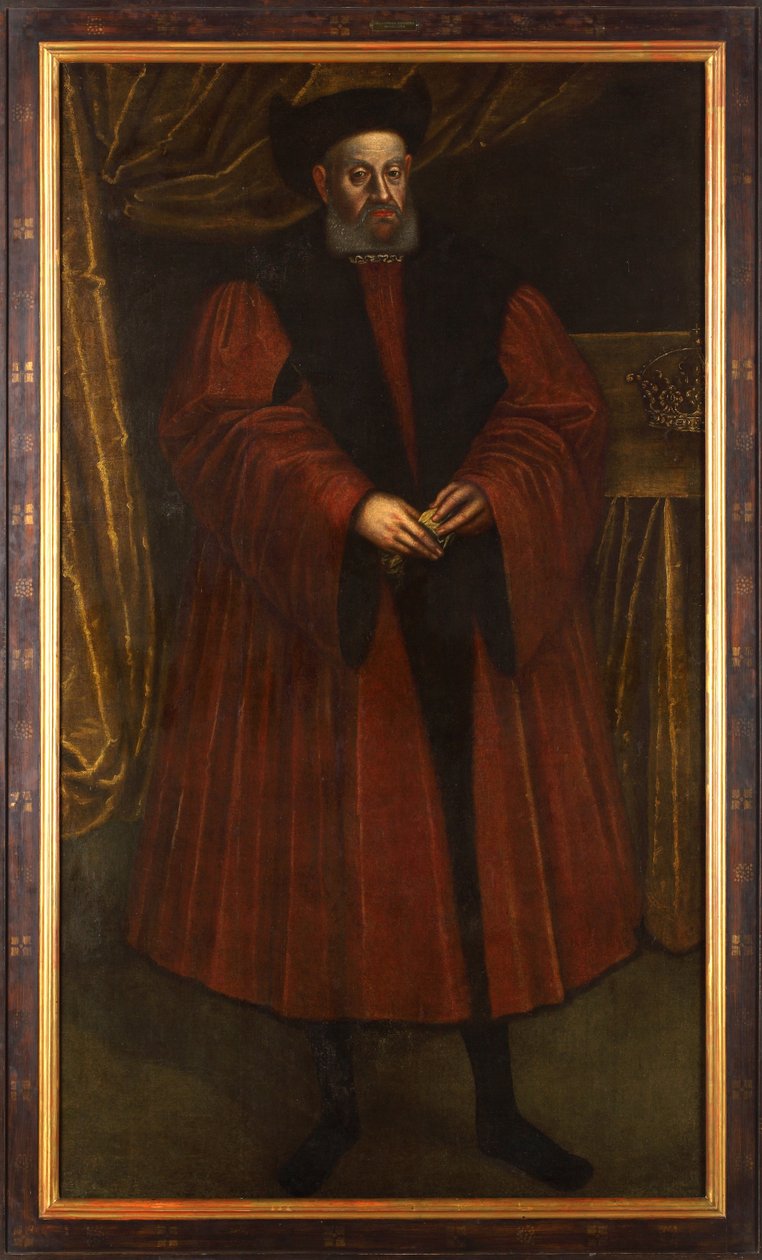 Sigismund I Puola - Anonymousin muotokuva Puolan Sigismund I:stä (1467-1548) tekijältä Unknown artist
