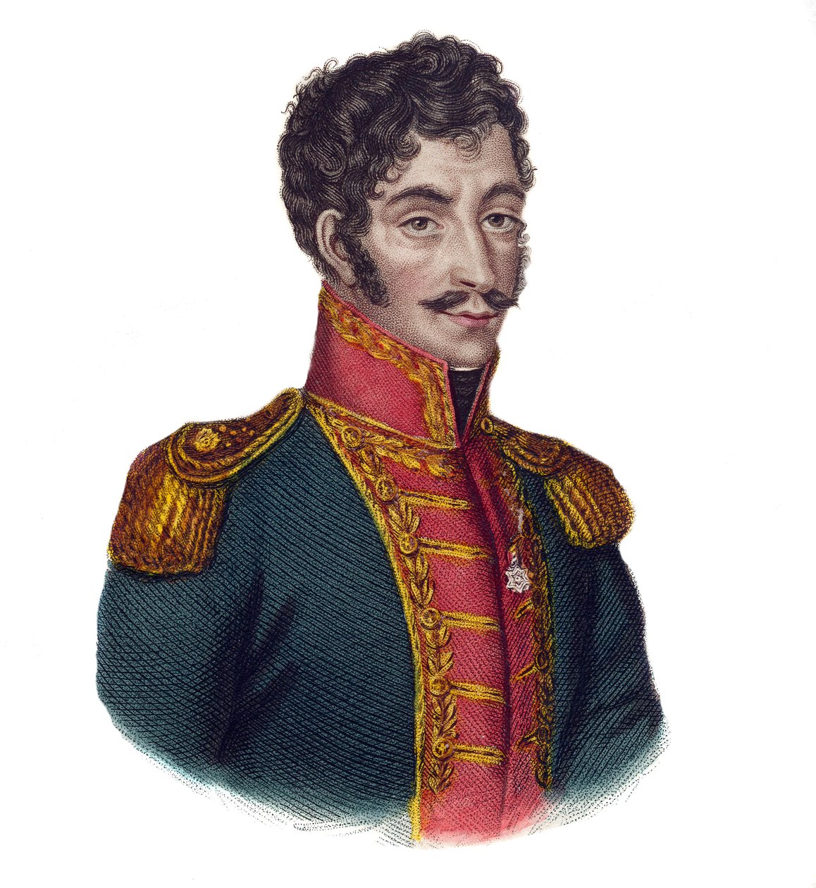 Simon Bolivar (1783-1830), joka tunnetaan nimellä Libertador tekijältä Unknown artist