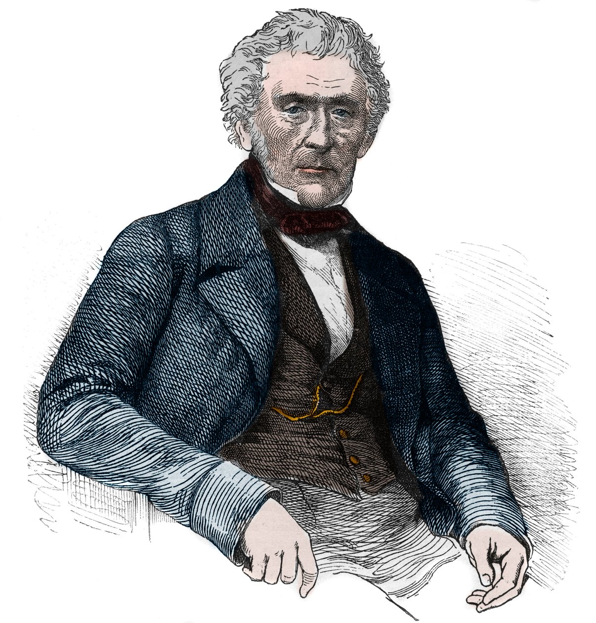 Sir David Brewster, skotlantilainen fyysikko - David Brewsterin muotokuva (1781-1868) tekijältä Unknown artist