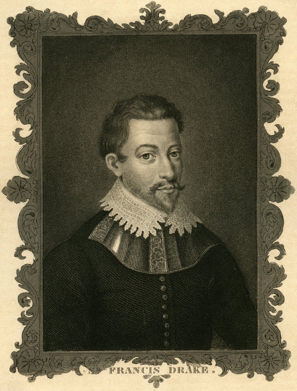 Sir Francis Drake (1540-1596) tekijältä Unknown artist