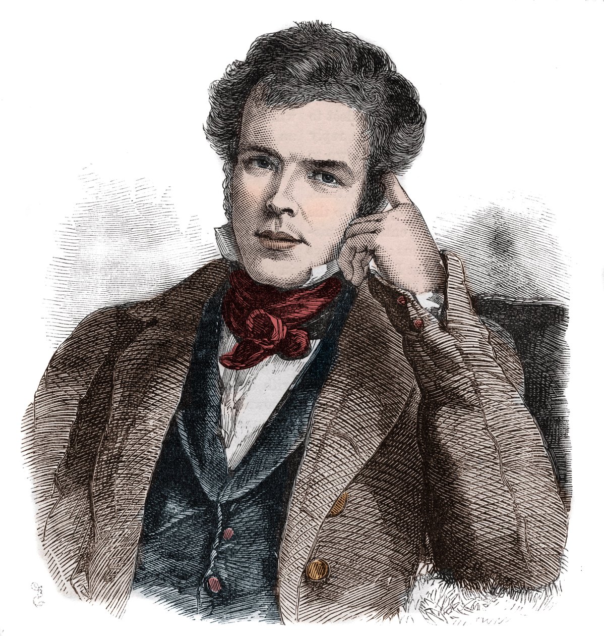 Sir William Webb Follett (1796-1845) englantilainen lakimies ja poliitikko tekijältä Unknown artist