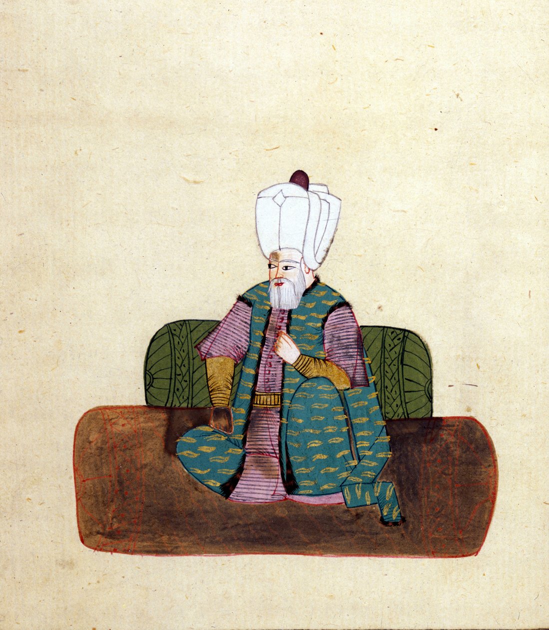 Soliman I Suuri (1494 tai 95-1566), ottomaanien sulttaani vuodesta 1520 - Museo Correr, Venetsia tekijältä Unknown artist