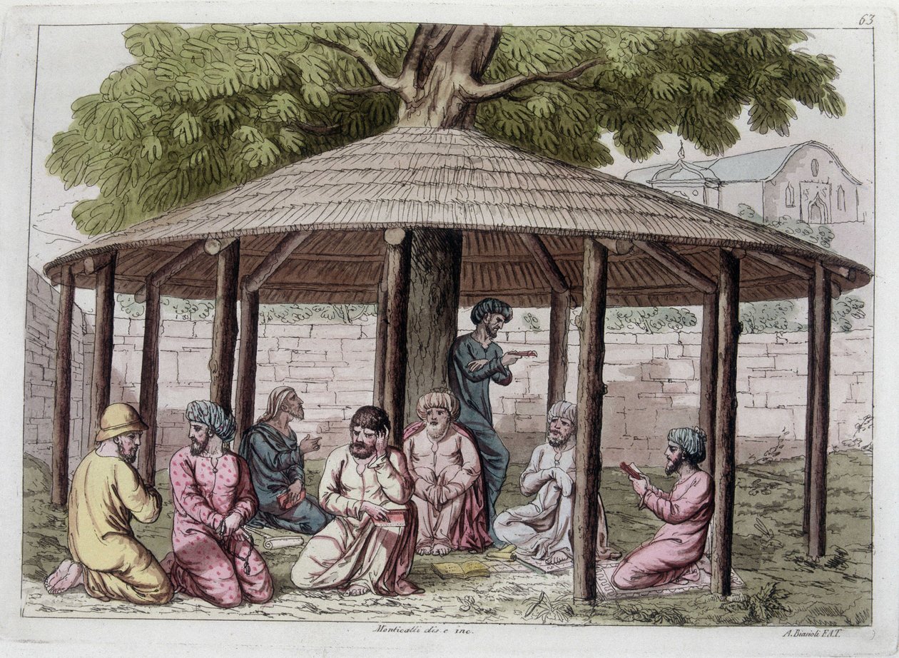 Sophien erityinen lahko, Persia. "" Vanha ja moderni puku"" tekijältä Unknown artist