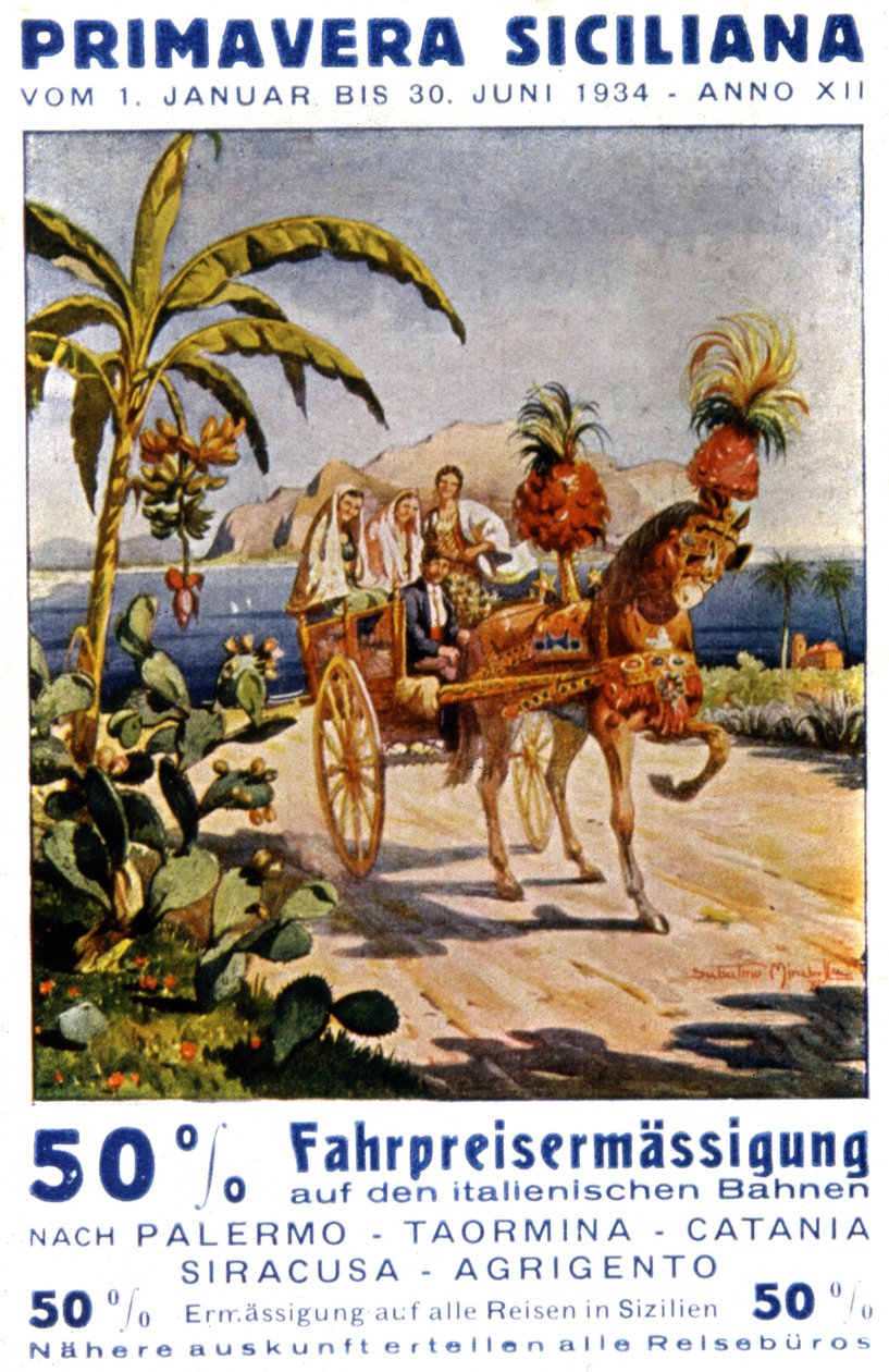 Kevät Sisiliassa tekijältä Unknown Artist