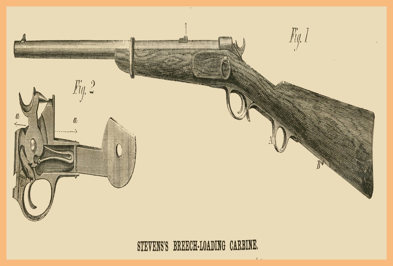 Stevens Breech Loading Carbine tekijältä Unknown Artist