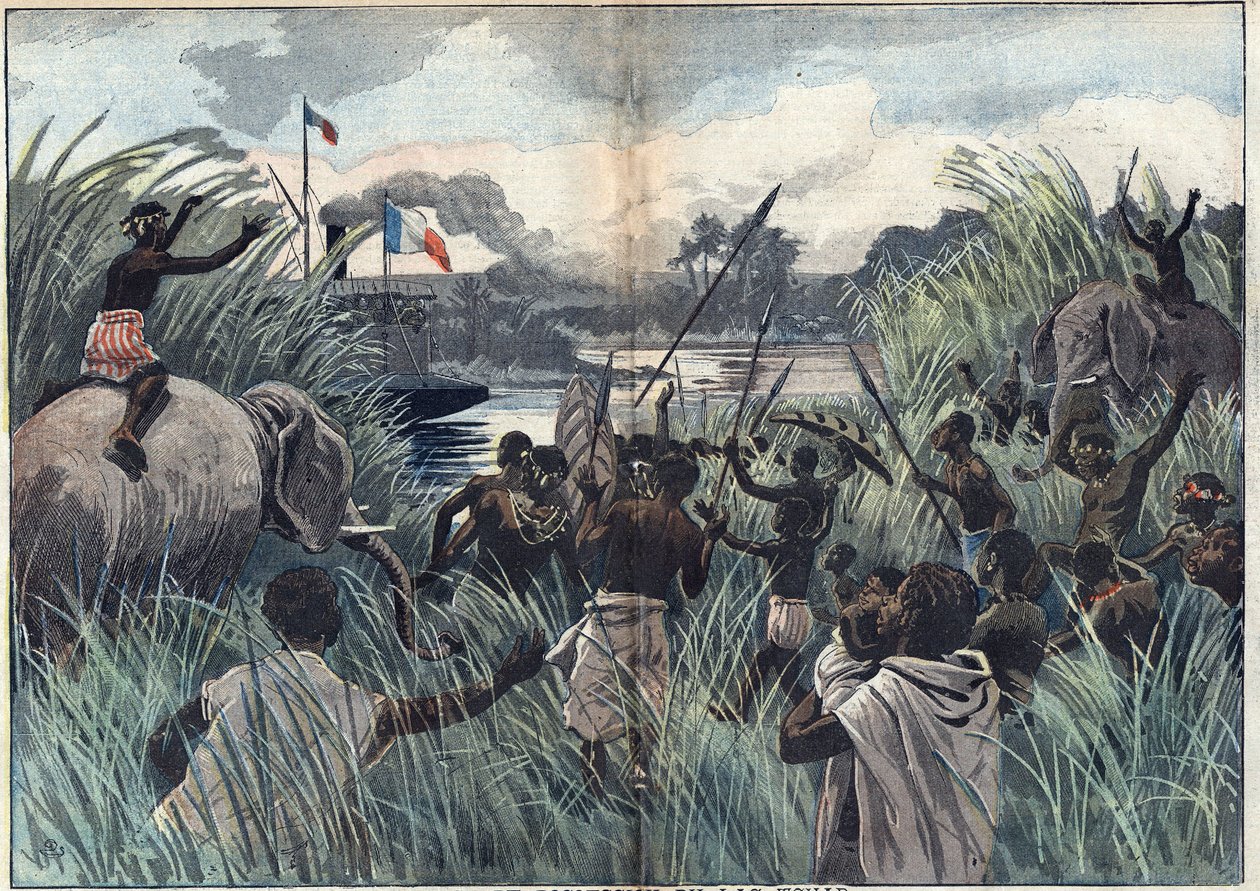Tšadjärven haltuunotto (Afrikka) tekijältä Unknown artist