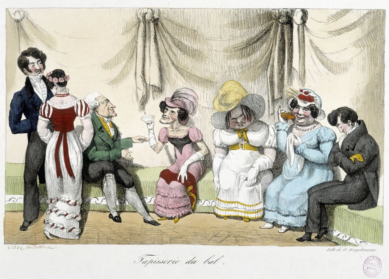 Tapestry du bal - n.d., 1800-luvun alku, Carnavalet tekijältä Unknown artist