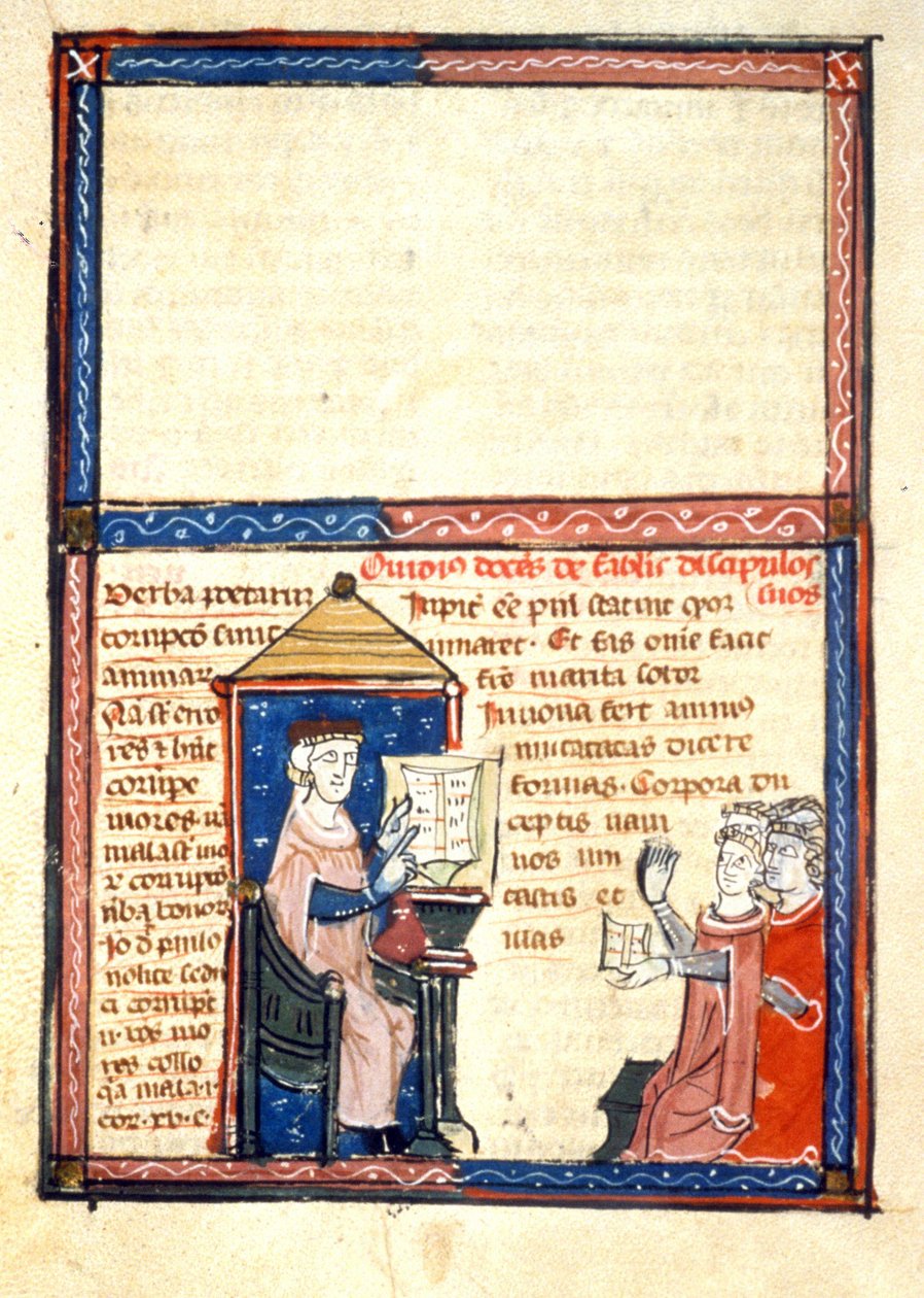 Opettaja Ovidius - Keskiajan miniatyyri (viite 418 tekijältä Unknown artist